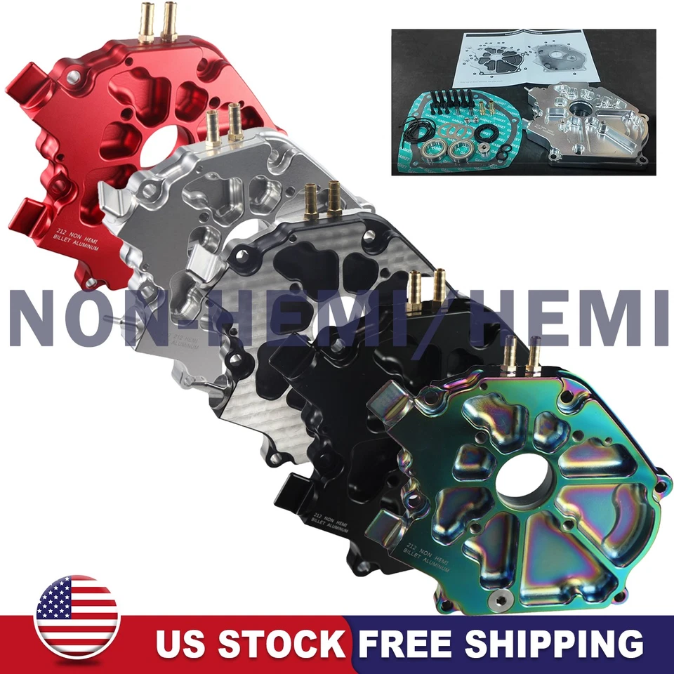 Cubierta lateral de doble rodamiento Billet para Non Hemi/Hemi Harbor Freight Predator 212cc Foto 1 de 4