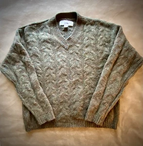 Vintage Authentic Gap Clothing Pullover Wolle V-Ausschnitt grün gesprenkelt Gr. XL - Bild 1 von 5