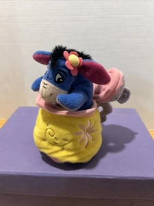 Disney Winnie The Pooh Eeyore Plush Surprise Teacup 7" Disney Store Used - Picture 1 of 7