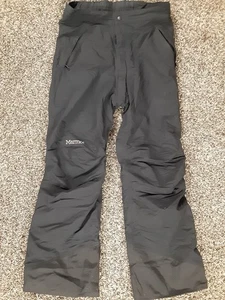 Marmot Pants Mens Size Large Black Waterproof Hiking Ski Snow Shell Outdoor - Picture 1 of 11