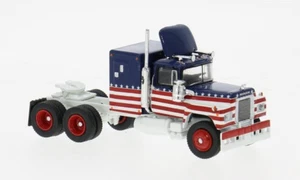 Brekina Mack RS700L Truck Tractor Red/White/Blue #85809 HO 1/87 Stars & Stripes - Picture 1 of 1