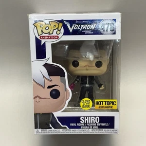 Funko Pop Voltron Shiro Hot Topic Glows in the Dark GITD Animation 478 RARE - Picture 1 of 4