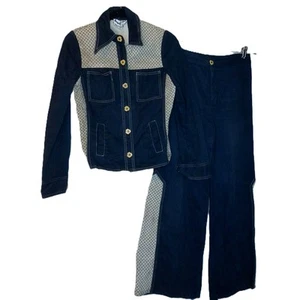 Vintage Roncelli Bell Bottom Pants Set Hippie Bohemian Size 13/14 READ - Picture 1 of 17