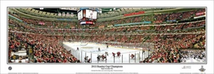 Chicago Blackhawks 2013 Stanley Cup Final insert Unframed Panoramic Poster 4038 - Picture 1 of 1
