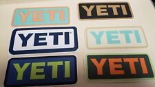 Authentic Yeti Stickers Built for the Wild * Pick Your Color Free Shipping