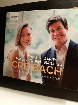 CPE Bach: Sämtliche Originalwerke für Violine und Klavier CD  - Bild 1 von 4