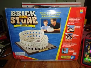 COLISEUM REAL BRICK STONE YOUNG ARCHITECTS BRICK AND MORTAR KIT 945 PIECES - Picture 1 of 7