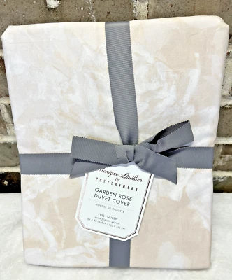 Pottery Barn Garden Rose Duvet Cover Full Queen Monique Lhuillier Blush Pink NEW - Image 1 of 4