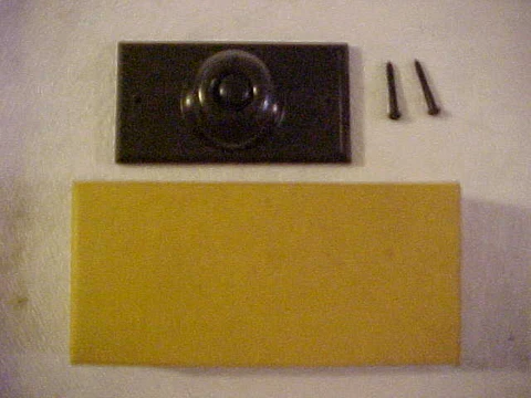 1 NOS / New Old Stock Rodale ? 801 or 304 Bakelite Door Bell Original Box 1930's Cover