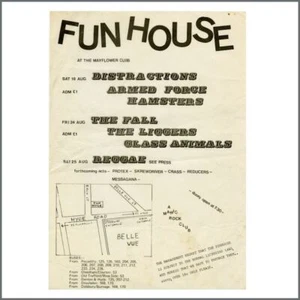 The Fall Mark E. Smith Mayflower Club 1979 Concert Flyer (UK) - Imagen 1 de 1