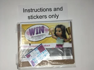 ONLY Instructions and sticker sheet NIP Lego 41148 Elsa's Magical Ice Palace - Picture 1 of 2