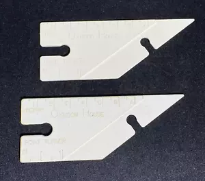 Lot Of 2 Oxmoor House Point Turner & Button Gauges Vintage 4” x 1.5" - Picture 1 of 4