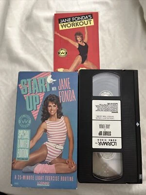 Start Up with Jane Fonda VHS - 1987 - 25-Minute Light Exercise Routine - Image 1 of 4