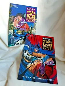 Batman Two-Face Strikes Twice (1993) comic books Parts 1 & 2 Flip Covers - Picture 1 of 6