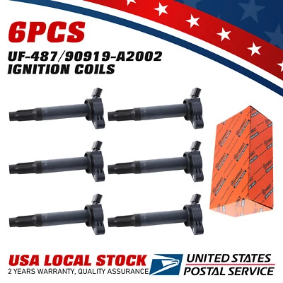 Bobina de encendido MODIGT OEM 6 piezas para Toyota Tundra 4,0 L 4,6 L 4,7 L 5,7 L 90919-A2002 Foto 1 de 4