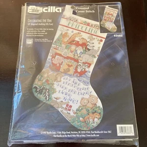 Vintage ~ Neu in Verpackung ~ Bucilla gezählter Kreuzstich dekoriert die Arche #83683 (geöffnet) - Bild 1 von 8