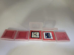 5 NEW Padded RED Protective Cartridge Game Cases for Nintendo DS & 3DS  #13P - Picture 1 of 2