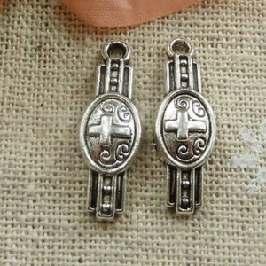 Envío Gratuito 200 piezas Reloj de Pulsera Plata Tibetano Dijes 23x8mm L-111 - Imagen 1 de 4