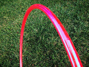 Pink Passion Polypro HDPE Dance  Exercise Hula Hoop COLLAPSIBLE push button