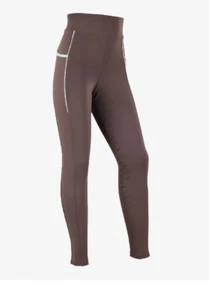 LeMieux Harlow Young Rider Orla Pull On Breeches - Walnut | Phone Pocket, Seat - Picture 1 of 3