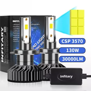 H4 H7 LED Car Headlight Bulb 30000LM H1 H3 H11 H13 H27 9005 HB3 9006 HB4 9007 US - Picture 1 of 29