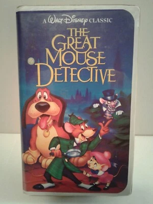 DISNEY'S CLASSIC THE GREAT MOUSE DETECTIVE (BLACK DIAMOND) (VHS, 1992, # 1360) - Image 1 of 2