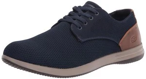 Skechers USA Men's Men's Knitted Bungee Slip On Mocassin, Navy, Size 14 US - Picture 1 of 6