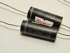 2X MATCHED Vintage 0.1uf .1uf 600v Axial Capacitor PHILCO - FORD NOS 60'S
