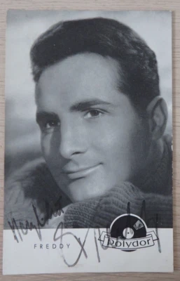 Autogramm österreichischer Sänger Schauspieler Freddy Quinn (115568) - Bild 1 von 3