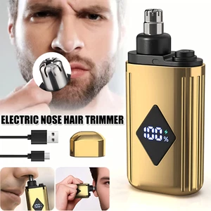 Nasenhaartrimmer für Herren/Frauen USB Akku Ohr Nasen Haarschneider Nass/Trocken - Bild 1 von 13
