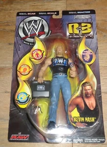 2002 WWF WWE Jakks Kevin Nash R3 Tech Wrestling figure Raw WCW NWO signed - Picture 1 of 4