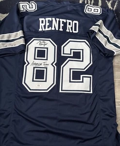 Mike Renfro Signed Autograph Dallas Cowboys PSA Certified Jersey - Picture 1 of 3