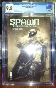 Spawn The Dark Ages 12 CGC 9.8 NM/M White Pages Image New Slab McFarlane - Picture 1 of 8