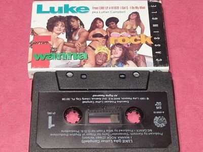 Luke - I Wanna Rock Audio Cassette Tape In VGC - Image 1 of 4