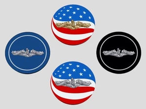 NAVY U-BOAT GAUGE 4 PIECE COASTER SET - Picture 1 of 1