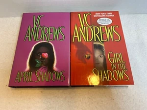 VC ANDREWS Shadow Series April Shadows & Girl In The Shadows Hardcover VG Cond - Picture 1 of 8