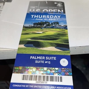 2016 Mens US Open Ticket Dustin Johnson - Picture 1 of 1