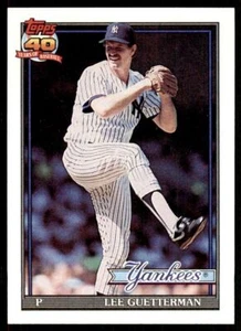 1991 Topps Lee Guetterman 101 carte da baseball #62 - Foto 1 di 2
