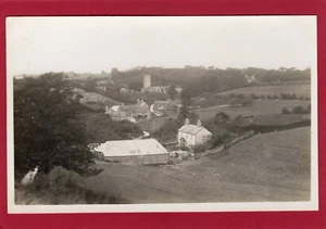 Unidentified Village Church Somerset Devon ? RP pc unused AM658 - Picture 1 of 2