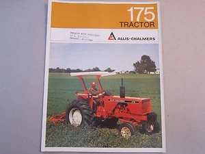 FABRICANTE DE EQUIPOS ORIGINALES Allis Chalmers 175 Tractor Distribuidor Folleto de Ventas Manual MUCHOS Más Listados - Imagen 1 de 3