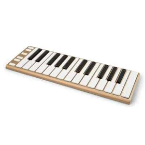 CME Xkey25 USB 25 Key Polyphonic Touch MIDI Ultra Slim Keyboard, Gold - Picture 1 of 8