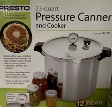 Presto Pressure Cooker Canner 23 Quart 01781 SHIPS TODAY New