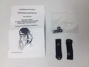 NEU GENTEX CBR Maskenadapter Modifikation Kit HGU-84/P HGU-67/P Fliegerhelm - Bild 1 von 3