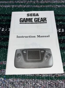 Sega Game Gear Bedienungsanleitung 90er Jahre selten - Bild 1 von 4