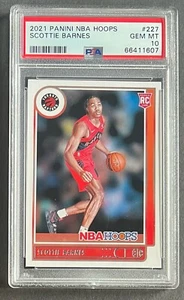 2021 Hoops #227 Scottie Barnes PSA 10 Gem Mint - Bild 1 von 2