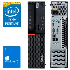 Lenovo ThinkCentre M700 SFF G4400 3.3GHz 8/16/32GB - 0/240/480/960GB Windows 10 - Afbeelding 1 van 19