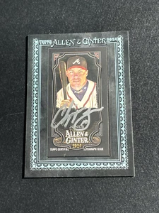 2024 Allen & Ginter Chipper Jones Auto Autograph SSP /10 - Picture 1 of 3