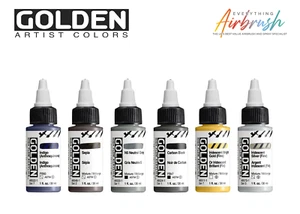Golden High Flow | Acrylfarben | Vollsortiment (30ml Flasche) - Bild 1 von 88
