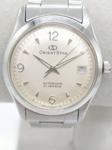 Orient Star 597302-70 21J Automatic Watch White Used NO BOX - Picture 1 of 8