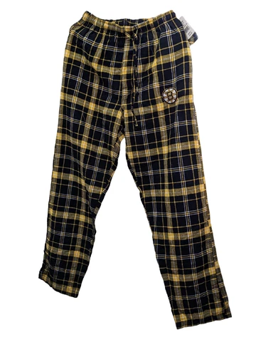 Boston Bruins plaid pajama pants Mens size extra large Cover